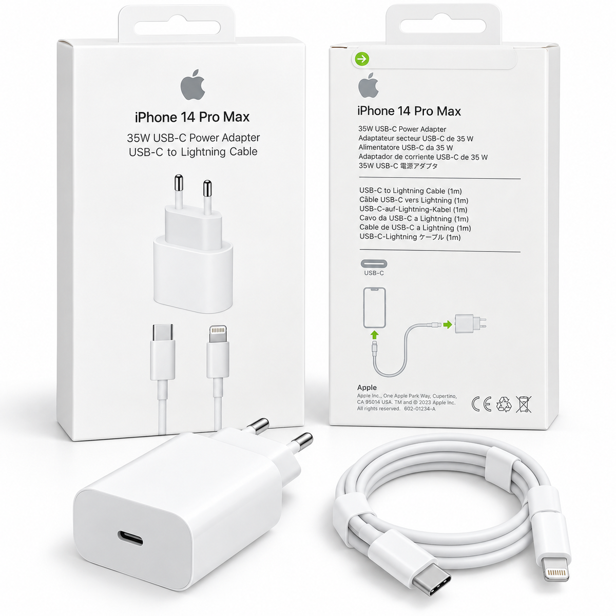 Karikues 35W USB-C + Kabllo USB-C në Lightning