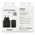Samsung 45W USB-C PD Adapter – Karikues Fast Charging për Samsung Galaxy S Series