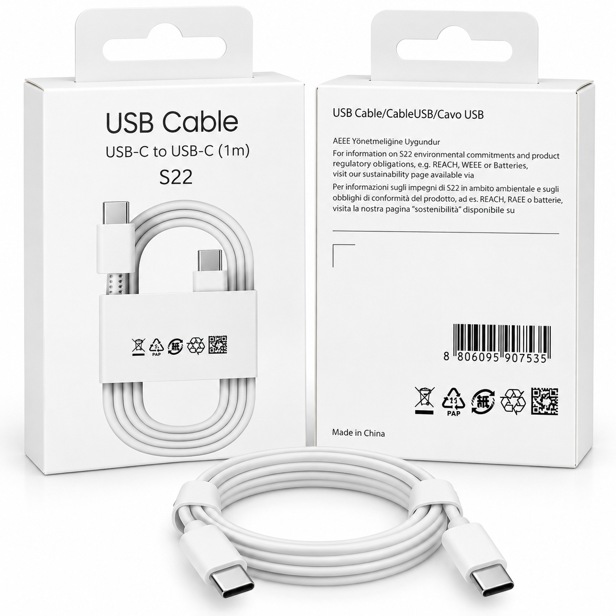 Kabllo USB-C në USB-C Samsung S22 – 1 metër